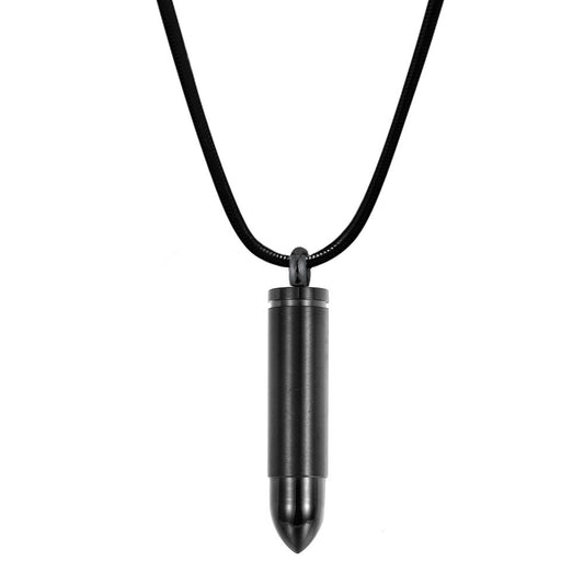 Black Bullet Memorial Necklace