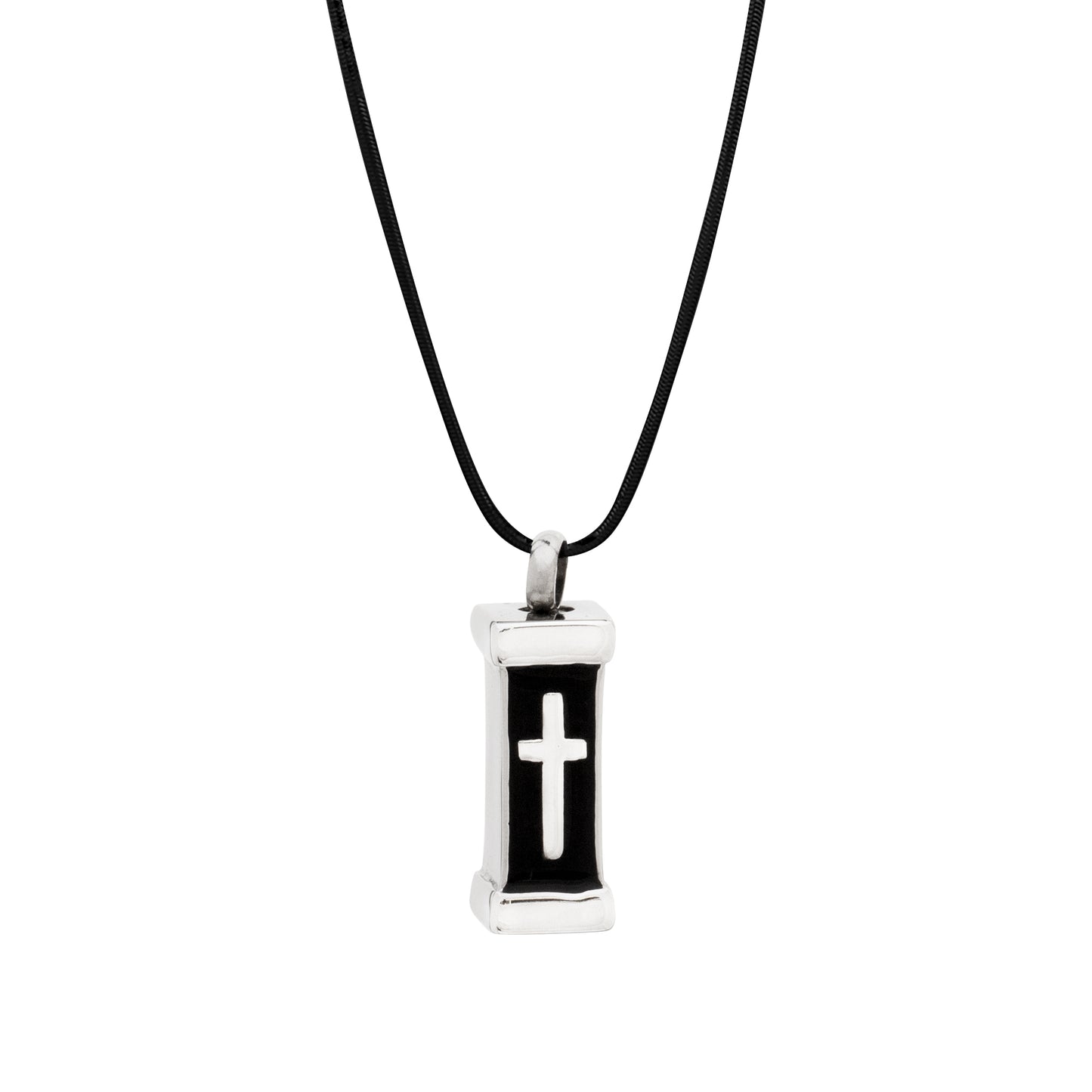 Boxed Urn Cross Memorial Necklace