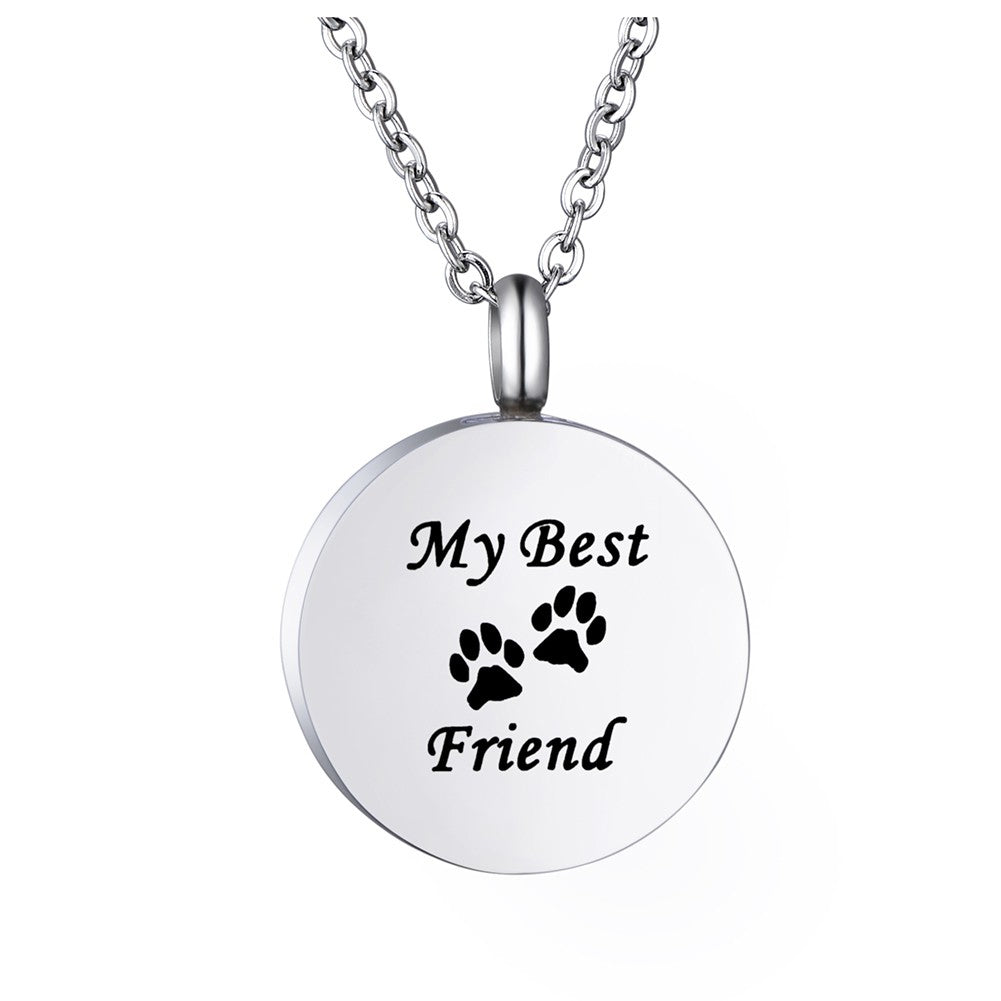 My Best Friend Pet Ashes Holder Necklace