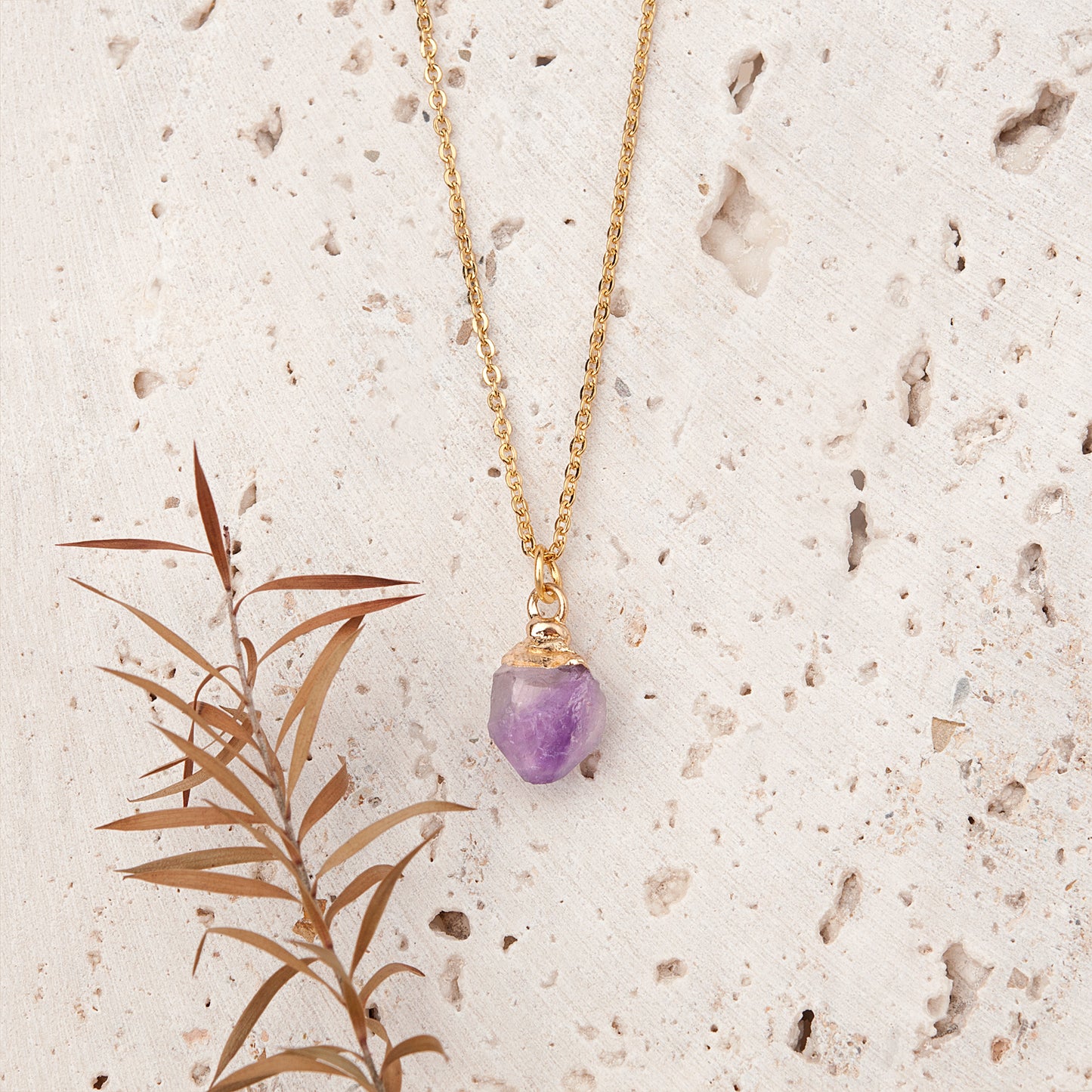 Raw Birthstone Necklaces