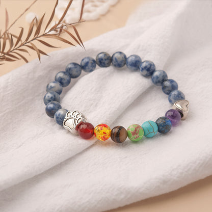 Personalized Rainbow Bridge Memorial Bracelet