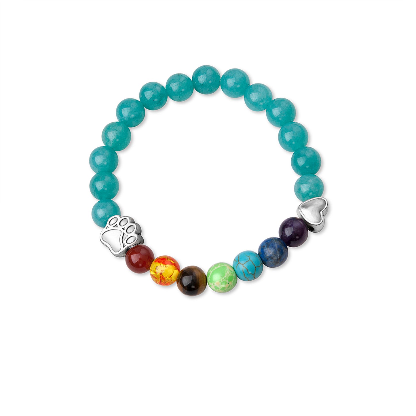 Personalized Rainbow Bridge Memorial Bracelet