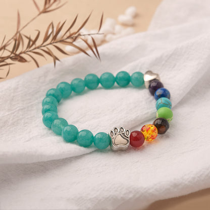 Personalized Rainbow Bridge Memorial Bracelet