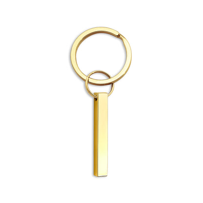 4-Sided Bar Memorial Key Chain