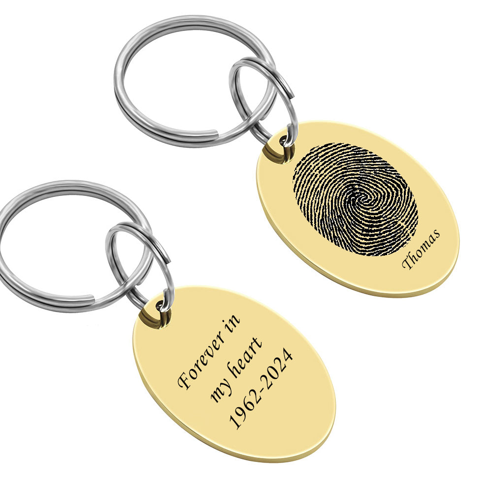 Blank Polished Key Chain