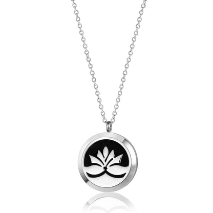 Lotus Aromatherapy Necklace