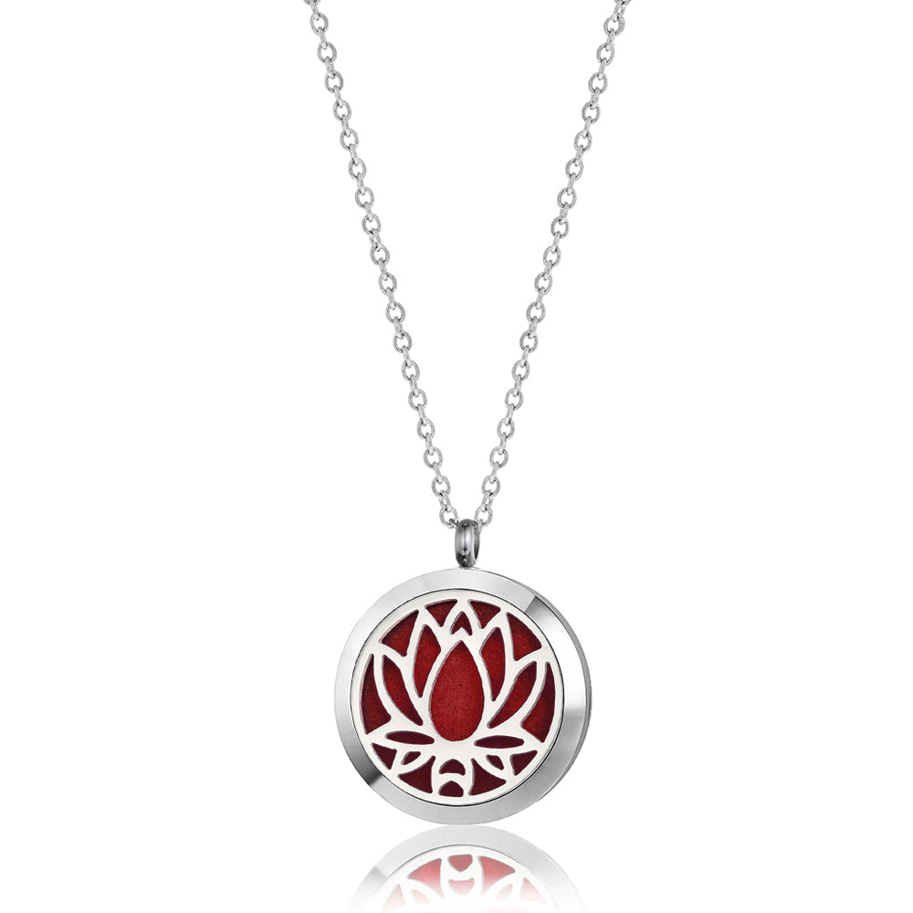 Blooming Lotus Aromatherapy Necklace