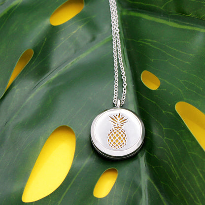 Pineapple Aromatherapy Necklace