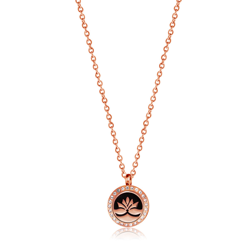 Lotus Aromatherapy Necklace