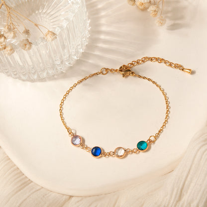 Birthstone Connector Bracelet