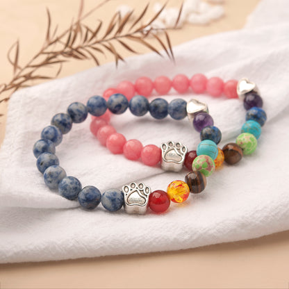 Personalized Rainbow Bridge Memorial Bracelet