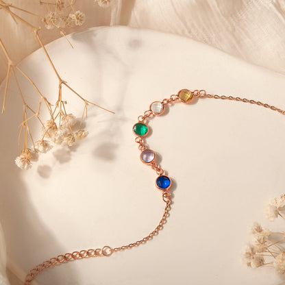 Birthstone Connector Bracelet