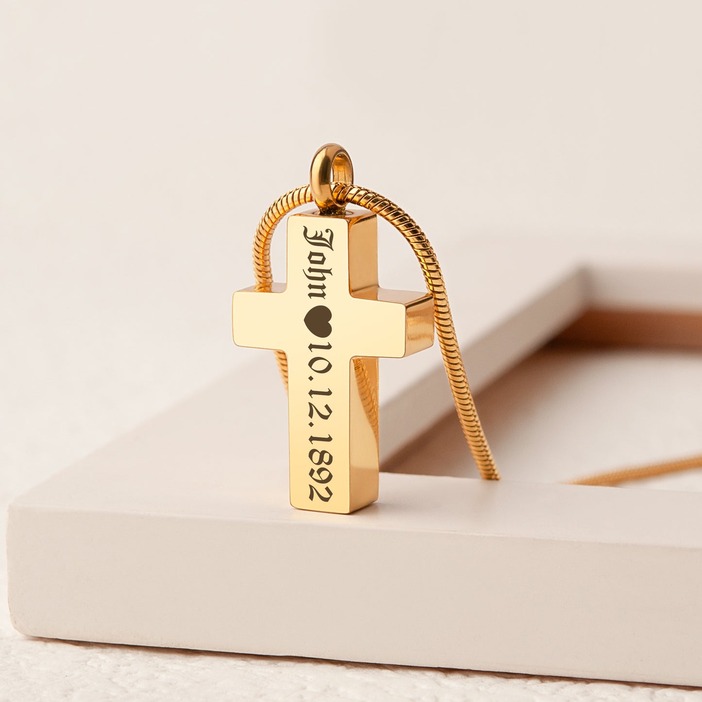 Premium Cross Memorial Necklace