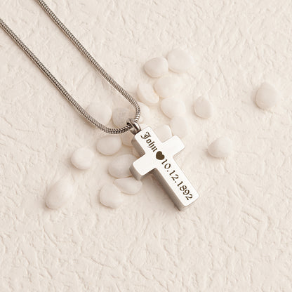 Premium Cross Memorial Necklace