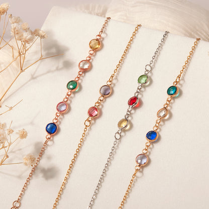 Birthstone Connector Bracelet