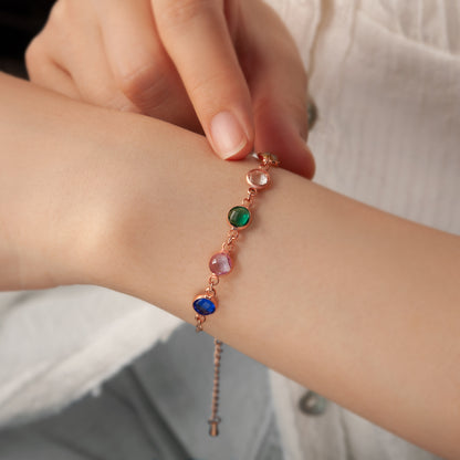 Birthstone Connector Bracelet