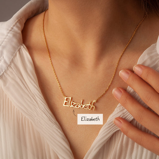 Personalized Signature Name Necklace