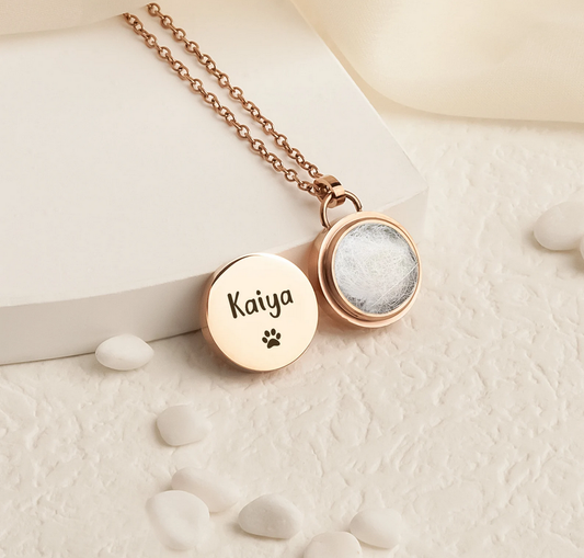 "The Best Memory of Your Loyal Friend" Memorial Necklace