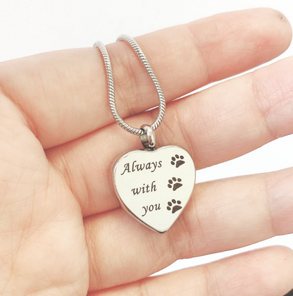 Always with You Pet Memorial Necklace