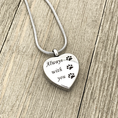 Always with You Pet Memorial Necklace