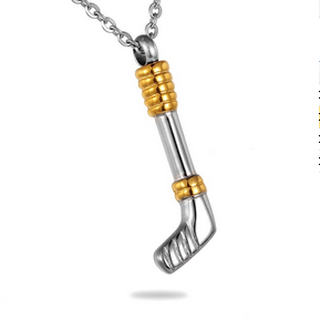 Hockey Ashes Holder Necklace