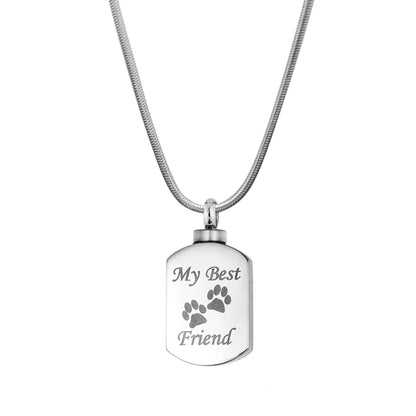 My Best Friend Pet Memorial Dog Tag