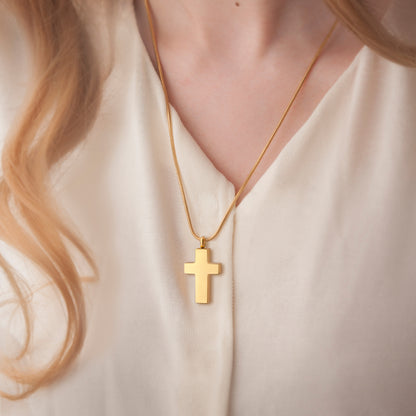 Premium Cross Memorial Necklace