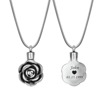 Rose Memorial Necklace