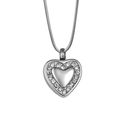 Brenna Heart Memorial Necklace