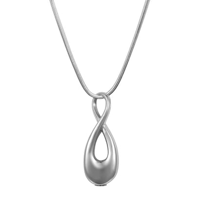 Forever by my Side Infinity Memorial Necklace