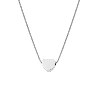 Until We Meet Again Mini Heart Memorial Necklace