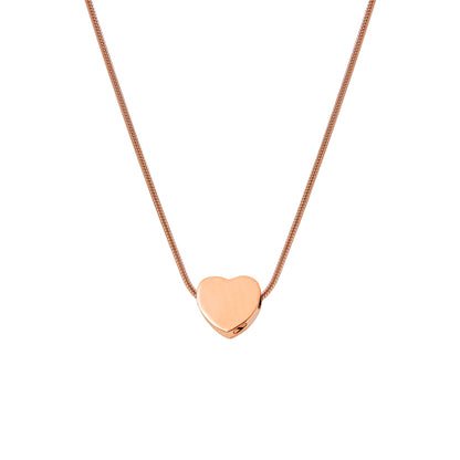 In Loving Memory Mini Heart Memorial Necklace