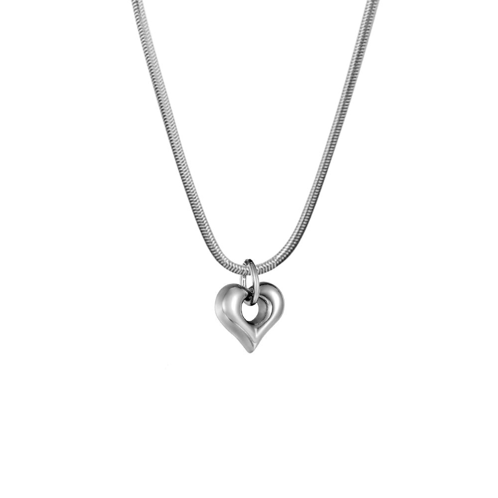 Forever by my Side Open Heart Infinity Memorial Necklace