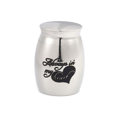 Always in my Heart Memorial Mini Urn