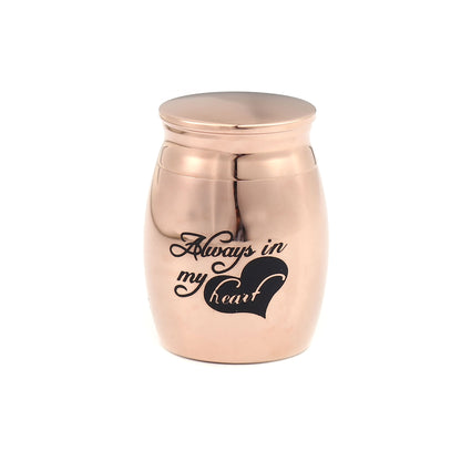 Always in my Heart Memorial Mini Urn