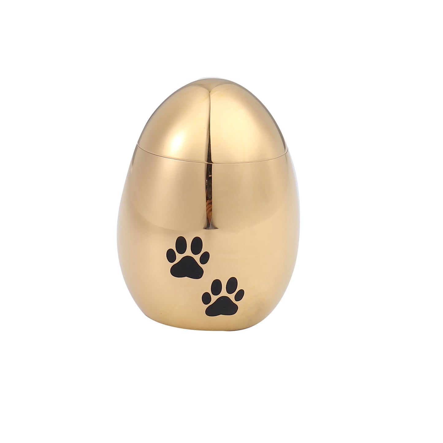 Paw Print Egg Shaped Memorial Mini Urn