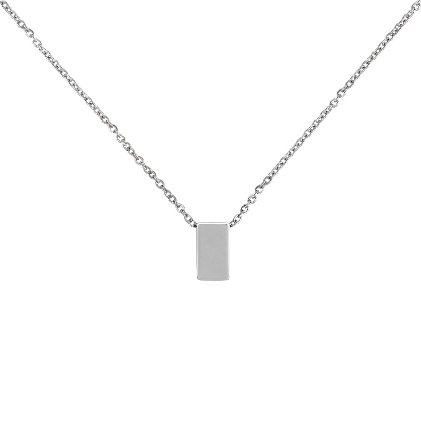 We Meet Again Crystal Cube Memorial Necklace