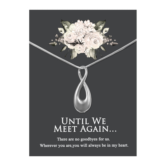 Until We Meet Again Infinity Memorial Necklace