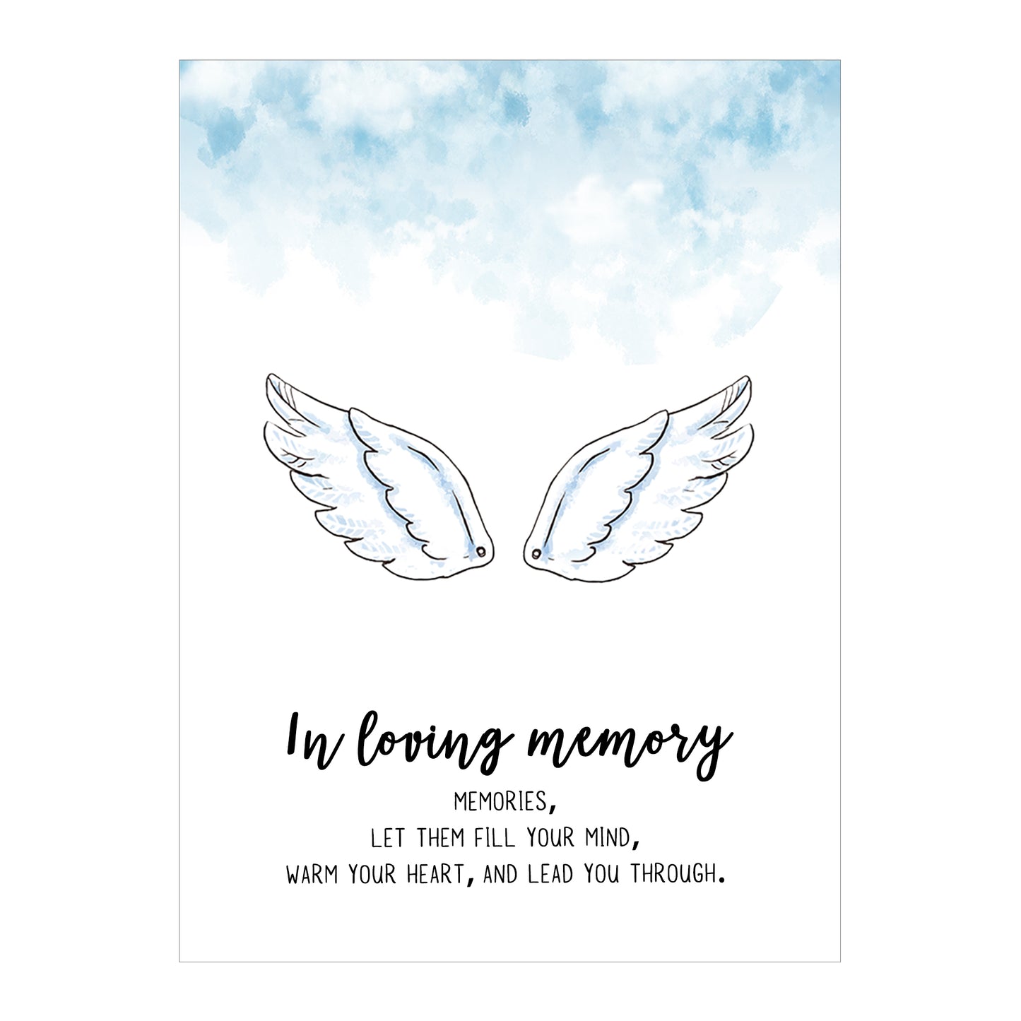 In Loving Memory Cross Memorial Necklace