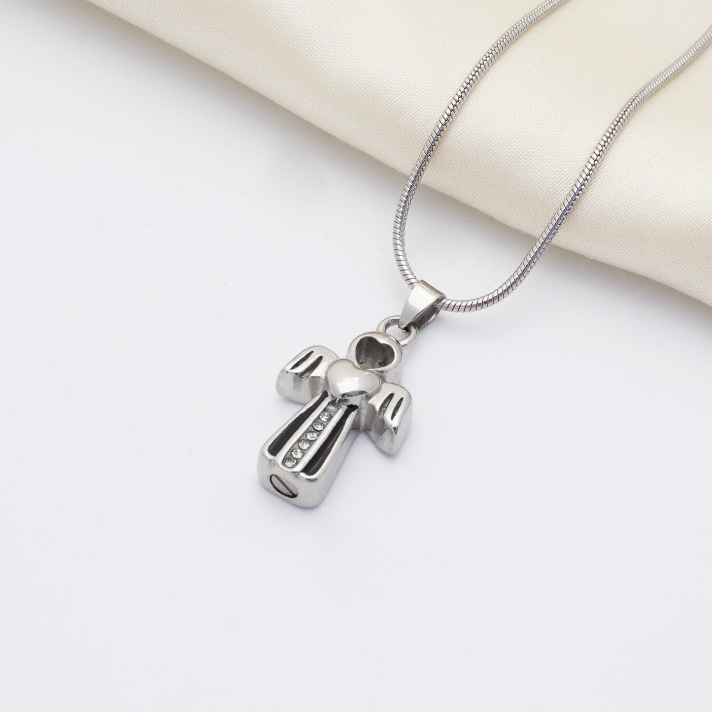 In Loving Memory of Your Baby Angel Memorial Necklace