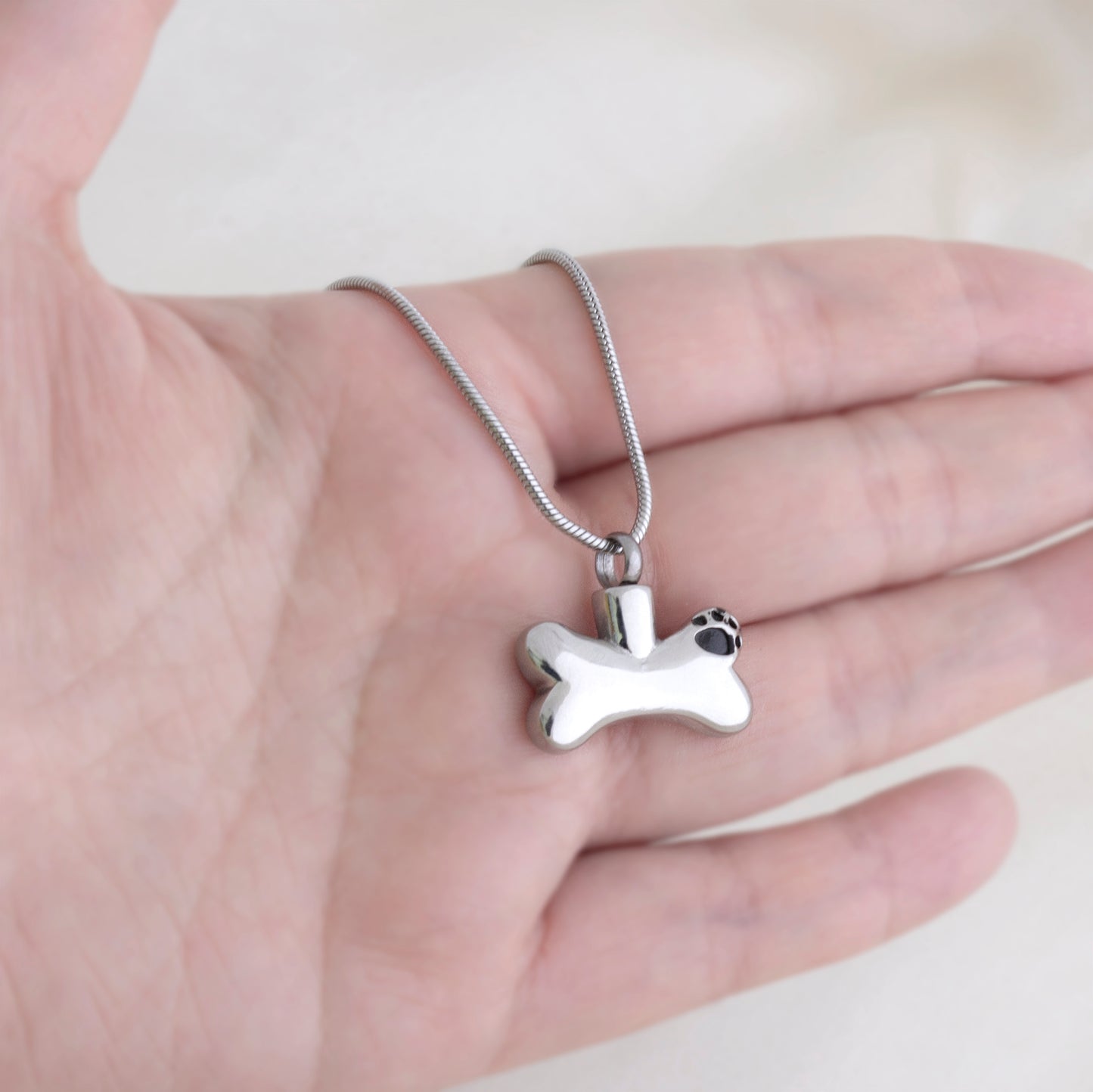 The best memory of your Loyal Friend Dog Bone Memorial Necklace