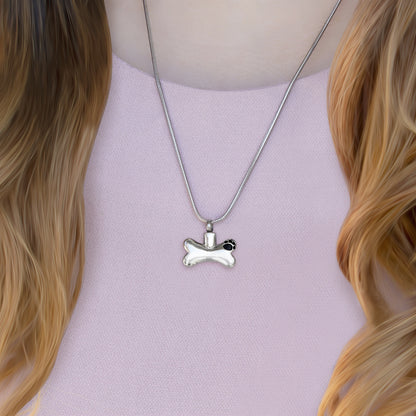 The best memory of your Loyal Friend Dog Bone Memorial Necklace