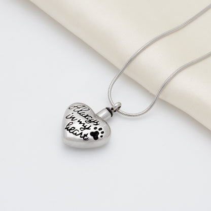 The best memory of your Loyal Friend Heart Memorial Necklace