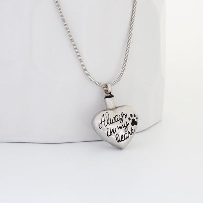 The best memory of your Loyal Friend Heart Memorial Necklace