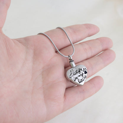 The best memory of your Loyal Friend Heart Memorial Necklace