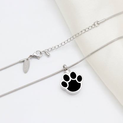 The best memory of your Loyal Dog Paw Heart Memorial Necklace