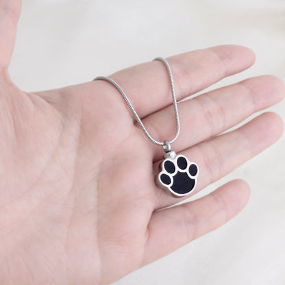 The best memory of your Loyal Dog Paw Heart Memorial Necklace