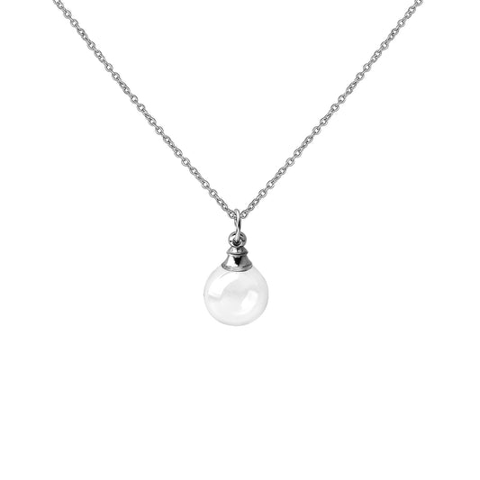 Glass Orb Memorial Necklace