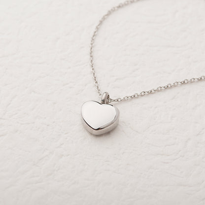 Mini Heart Memorial Necklace