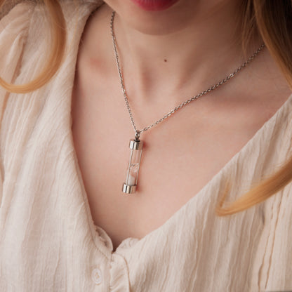 Hourglass Memorial Necklace